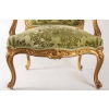 Paire De Fauteuils De Style Louis XV Bois Doré | Biron Paire De Fauteuils De Style Louis XV Bois Doré