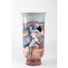 Grand vase à décor de » coureurs » en porcelaine de sèvres – céramique art déco | Biron ||||||||