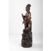 Guanyin en Bois Sculpté et Polichromie, Chine | Biron Guanyin en Bois Sculpté et Polichromie, Chine