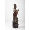 Guanyin en Bois Sculpté et Polichromie, Chine | Biron Guanyin en Bois Sculpté et Polichromie, Chine