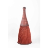 Bouteille strie par Emmanuel Peccatte ( 1974 – 2015 ) – céramique contemporaine | Biron ||||
