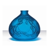 RENÉ LALIQUE Vase « Courges » Bleu Electrique | Biron RENÉ LALIQUE Vase "Courges" Bleu Electrique