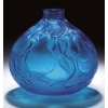 RENÉ LALIQUE Vase « Courges » Bleu Electrique | Biron RENÉ LALIQUE Vase "Courges" Bleu Electrique