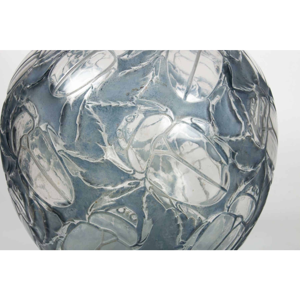 René LALIQUE : Vase Gros scarabée (1923) | Biron René LALIQUE : Vase Gros scarabée (1923)