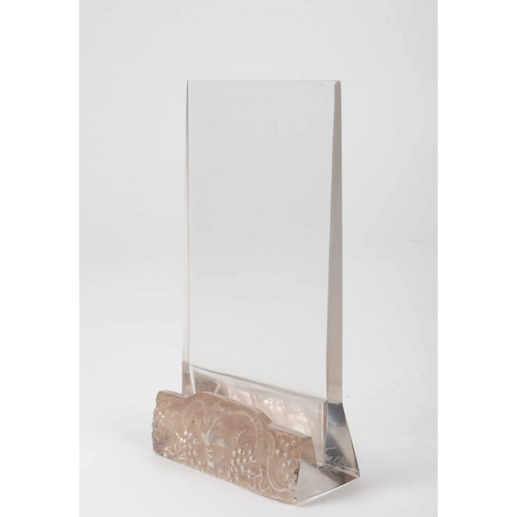 Rene Lalique : Menu Holder » Faune » | Biron Rene Lalique : Menu Holder" Faune"