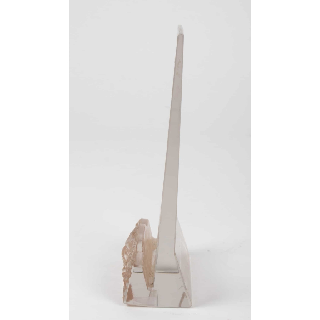 Rene Lalique : Menu Holder » Faune » | Biron Rene Lalique : Menu Holder" Faune"