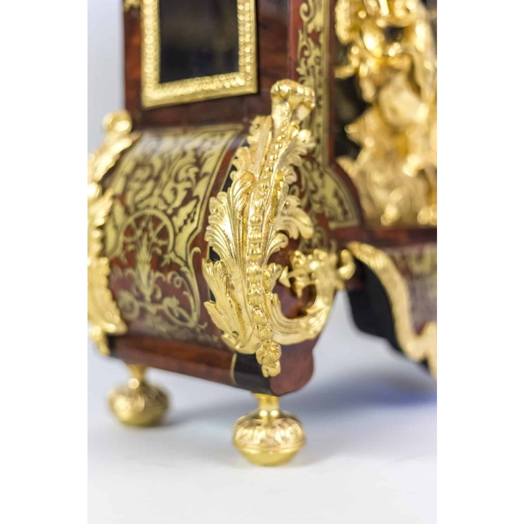 Cartel de style Régence en marqueterie Boulle, vers 1870 | Biron Cartel de style Régence en marqueterie Boulle, vers 1870