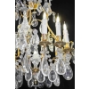 Lustre En Cristal Du XIXème Siècle, Bronze Doré, Epoque Napoléon III, Style Louis XV | Biron Lustre En Cristal Du XIXème Siècle, Bronze Doré, Epoque Napoléon III, Style Louis XV