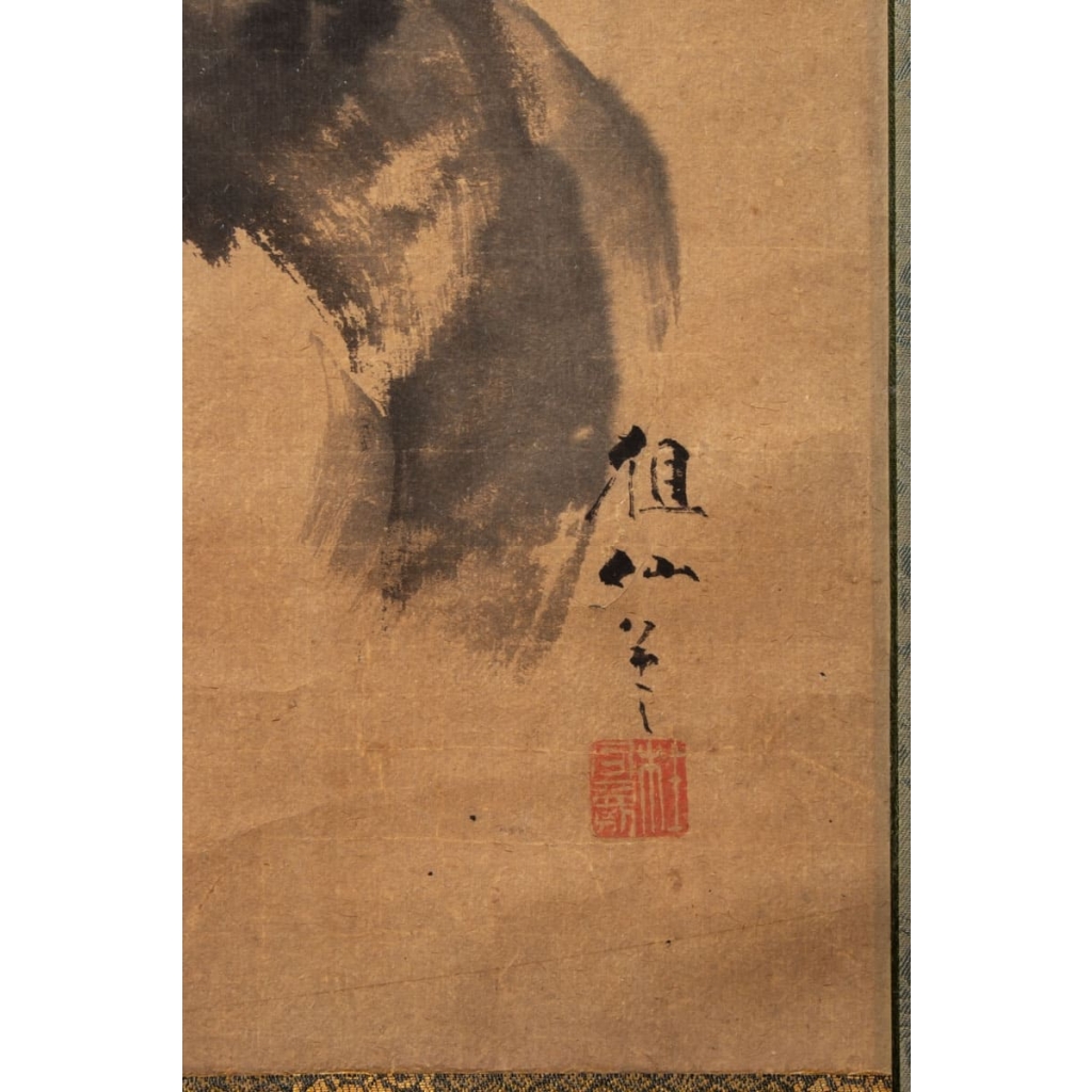 Mori Sosen (森 狙仙), Japan 1747 – August 18, 1821, Painting of Two Monkeys, Kakemono (Hanging Scroll), Ink on Paper | Biron Mori Sosen (森 狙仙), Japan 1747 – August 18, 1821, Painting of Two Monkeys, Kakemono (Hanging Scroll), Ink on Paper