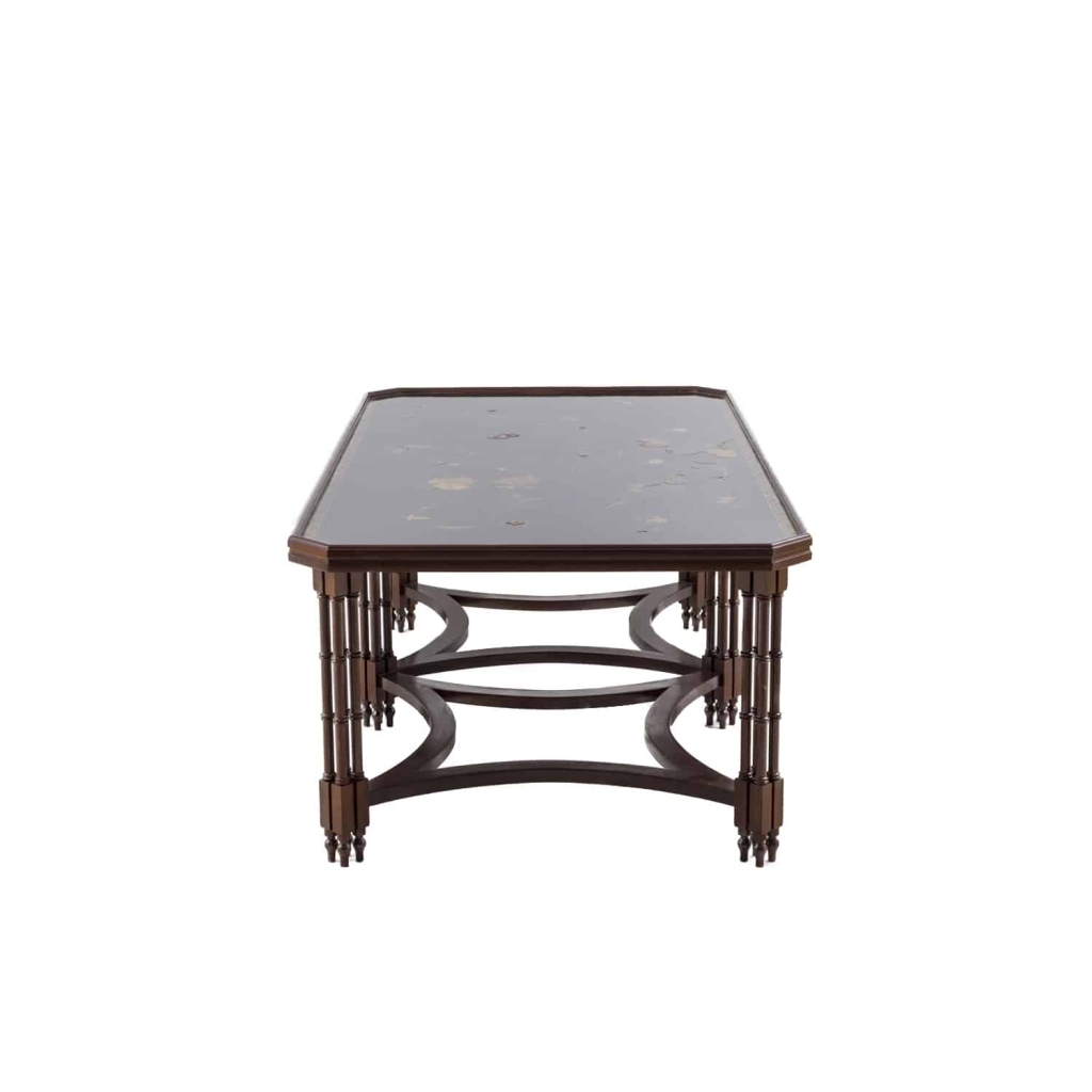 Madeleine Castaing, Table basse en placage d’acajou, années 1950