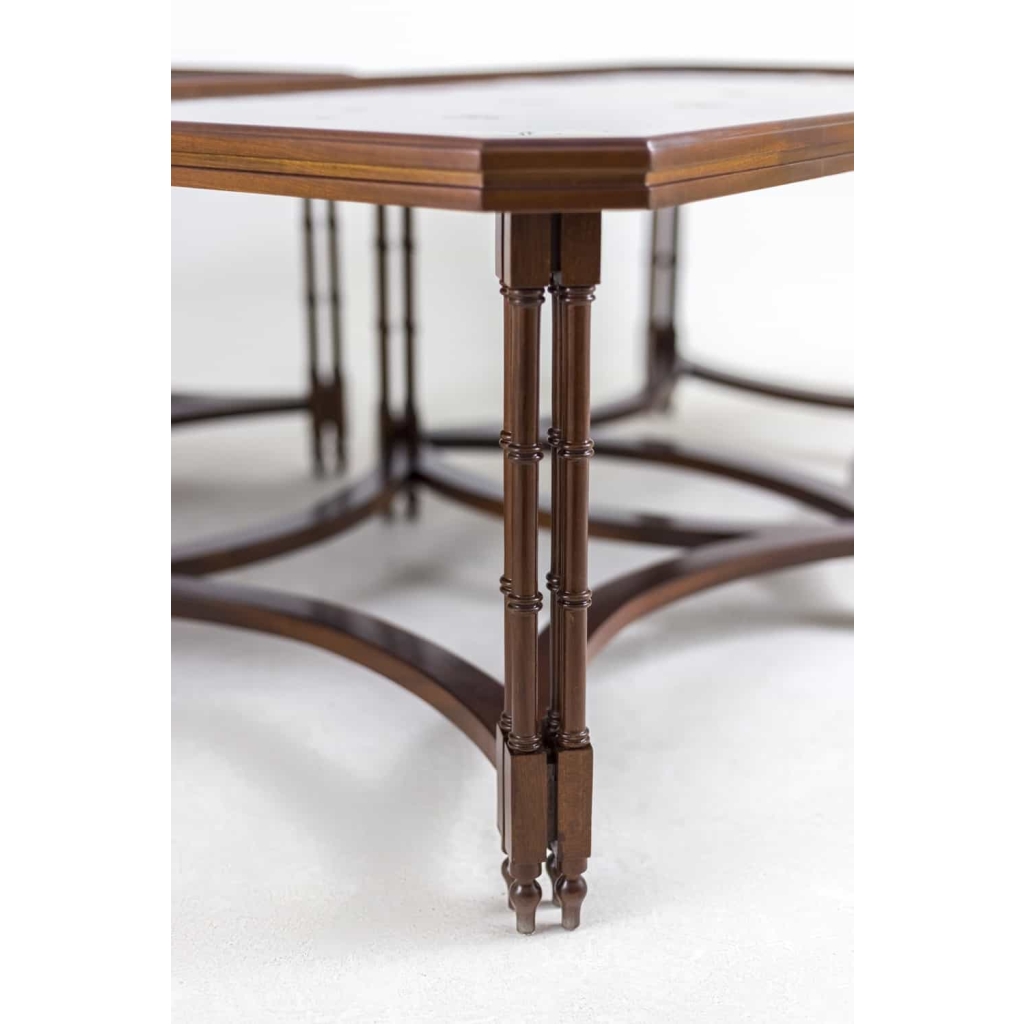 Madeleine Castaing, Table basse en placage d’acajou, années 1950