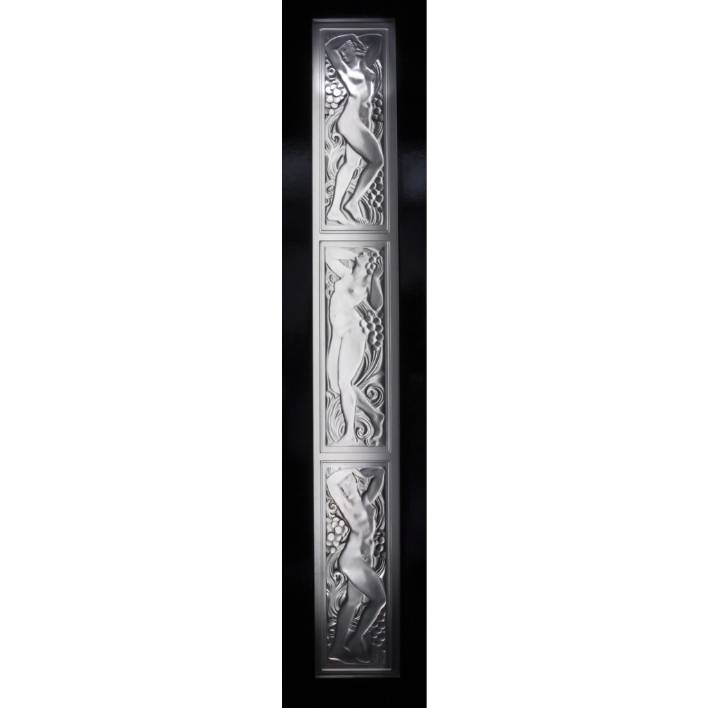 Paire de Portes composées de 3 Panneaux Décoratifs Femme « Tête Levée » & « Bras levés » | Biron |||||