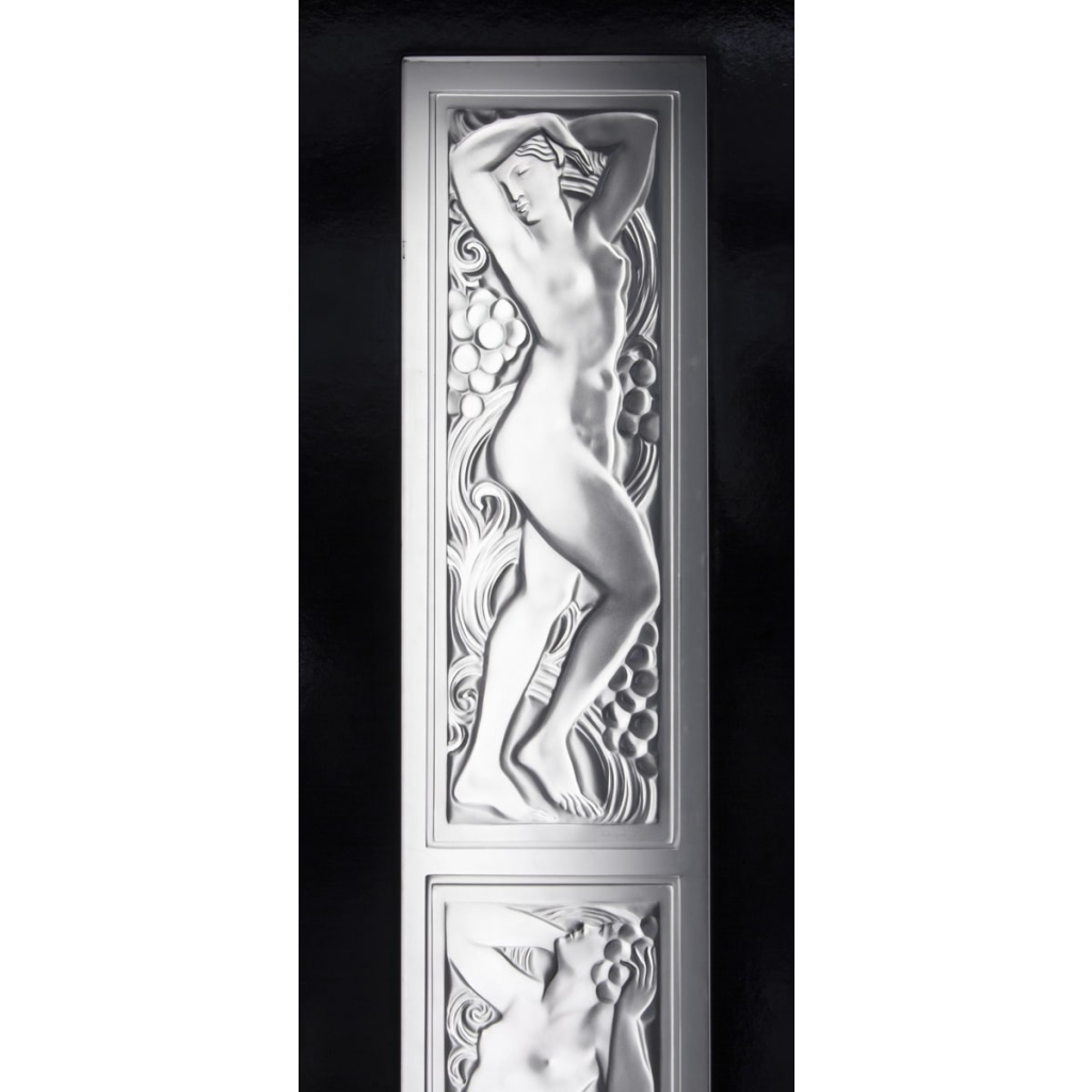 Paire de Portes composées de 3 Panneaux Décoratifs Femme « Tête Levée » & « Bras levés » | Biron Paire de Portes composées de 3 Panneaux Décoratifs Femme "Tête Levée" & "Bras levés"