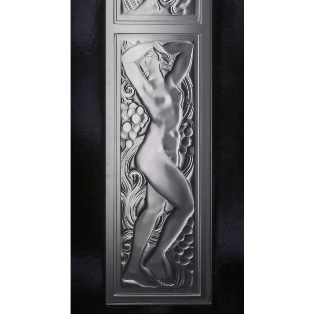 Paire de Portes composées de 3 Panneaux Décoratifs Femme « Tête Levée » & « Bras levés » | Biron Paire de Portes composées de 3 Panneaux Décoratifs Femme "Tête Levée" & "Bras levés"