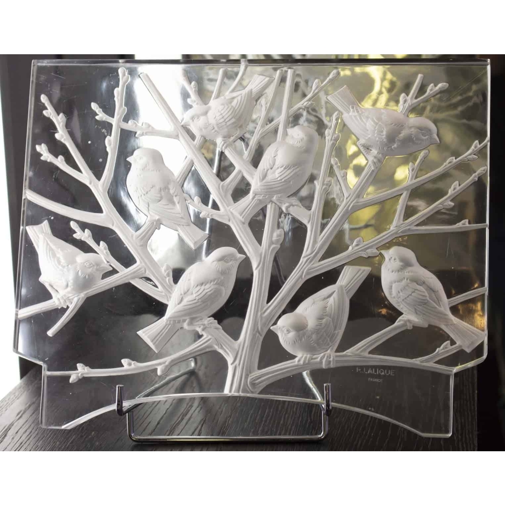 René Lalique « Surtout FAUVETTES » | Biron René Lalique "Surtout FAUVETTES"