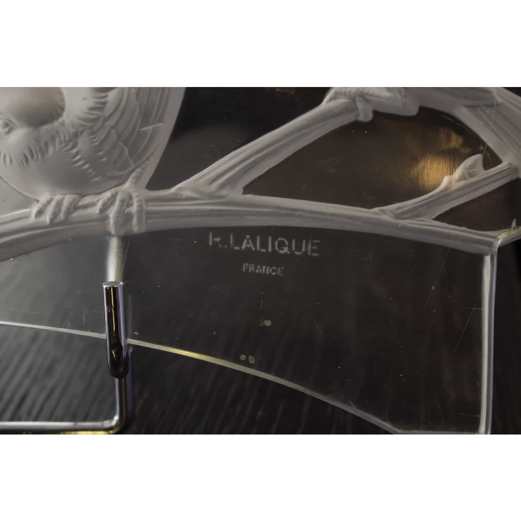 René Lalique « Surtout FAUVETTES » | Biron René Lalique "Surtout FAUVETTES"