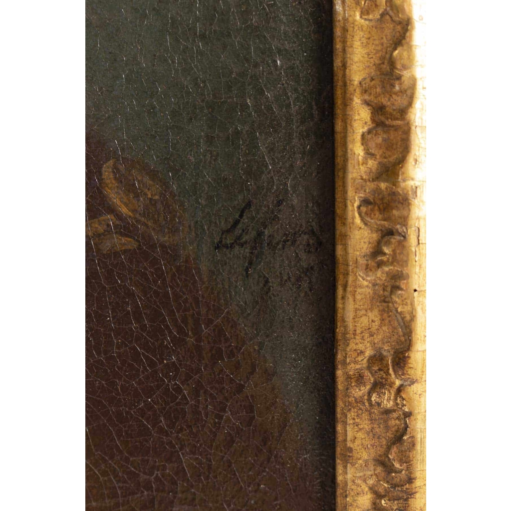 Portrait d'un Gentilhomme. Signé Lefèvre XVIII