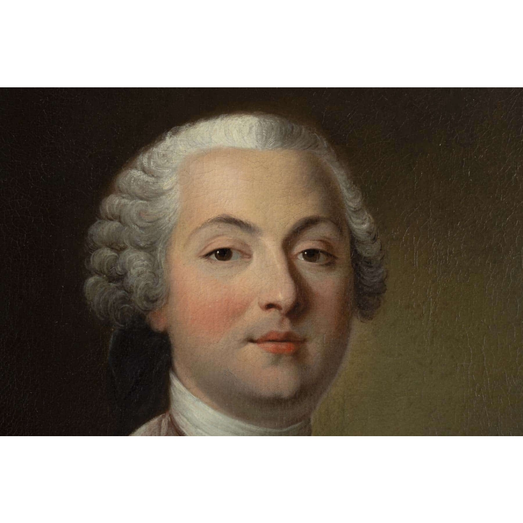 Portrait d'un Gentilhomme. Signé Lefèvre XVIII