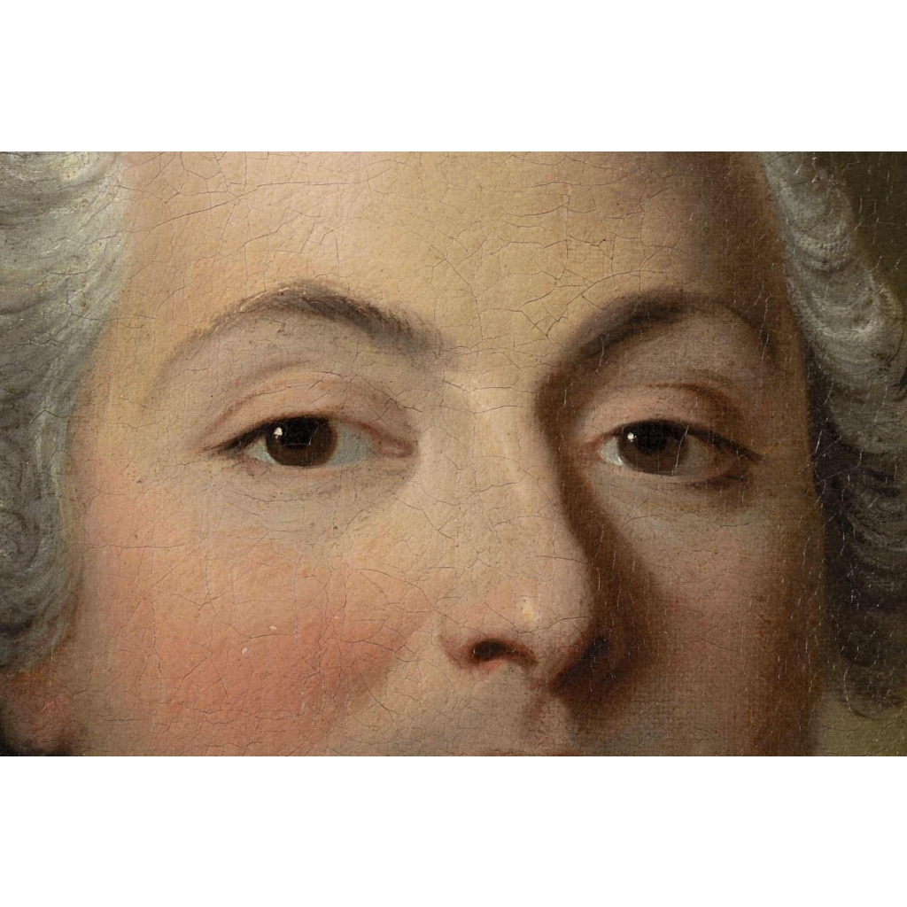 Portrait d'un Gentilhomme. Signé Lefèvre XVIII