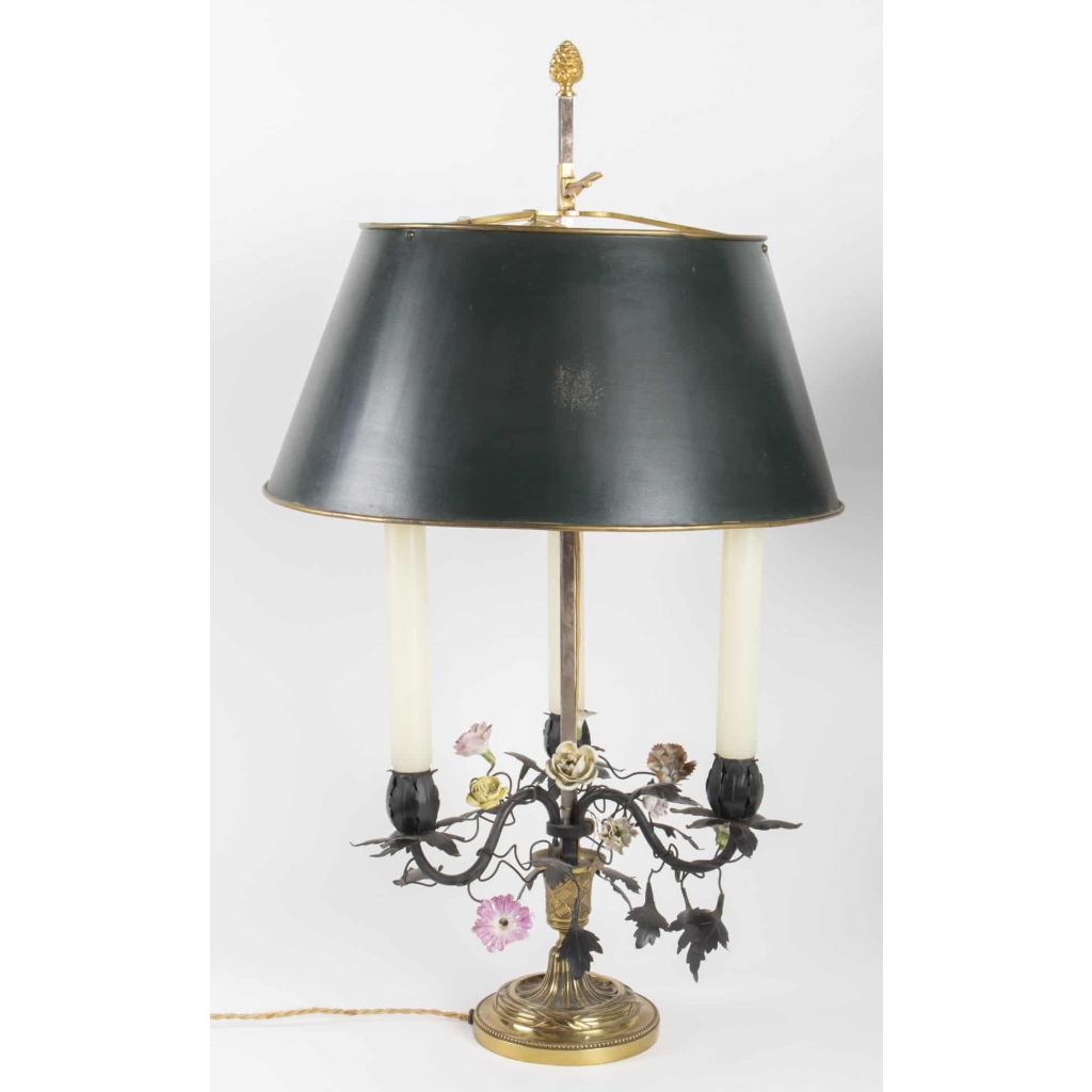 Paire de lampes Bouillotte Louis XVI. XIX ème siècle | Biron Paire de lampes Bouillotte Louis XVI. XIX ème siècle