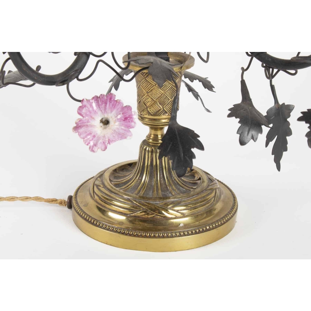 Paire de lampes Bouillotte Louis XVI. XIX ème siècle | Biron Paire de lampes Bouillotte Louis XVI. XIX ème siècle