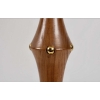 Paire de lampes de table en acajou et laiton des années 1960 | Biron Paire de lampes de table en acajou et laiton des années 1960