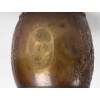 Small tambourine-shaped box in bronze with inlays in precious metals signed Kumagai Sei, Meiji era (1864 – 1912) | Biron Small tambourine-shaped box in bronze with inlays in precious metals signed Kumagai Sei, Meiji era (1864 – 1912)