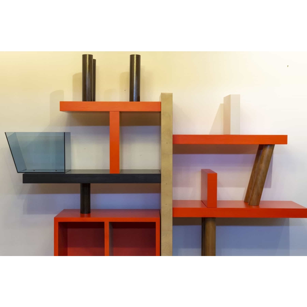 Bibliothèque Liana pour Meccani 1993 par Ettore Sottsass Jr (1917-2007) | Biron Bibliothèque Liana pour Meccani 1993 par Ettore Sottsass Jr (1917-2007)