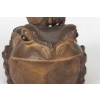 Crapaud en bois de camphrier d’époque Taisho (1912-1936), signé par l’artiste Naohiro IIIème génération | Biron Crapaud en bois de camphrier d’époque Taisho (1912-1936), signé par l’artiste Naohiro IIIème génération