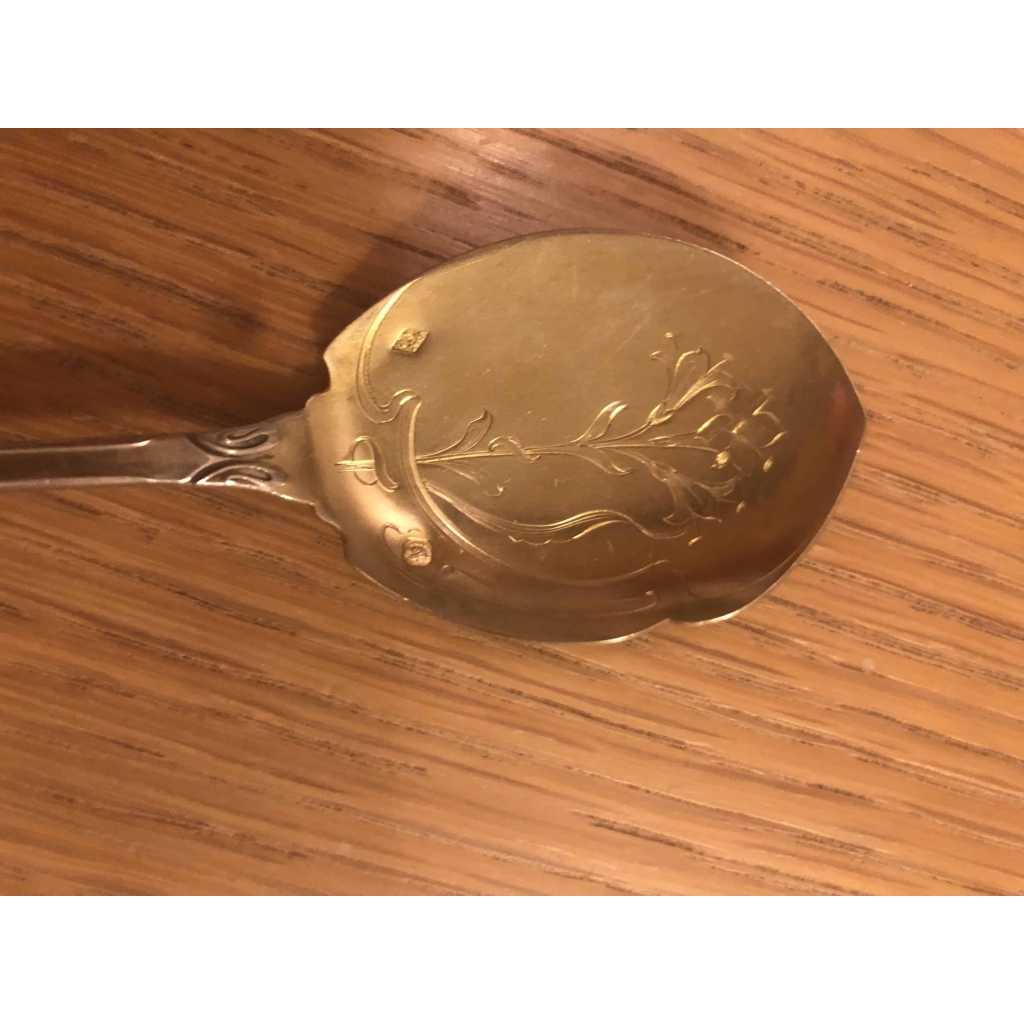 RAVINET D 'ENFERT : Service à glace Art Nouveau