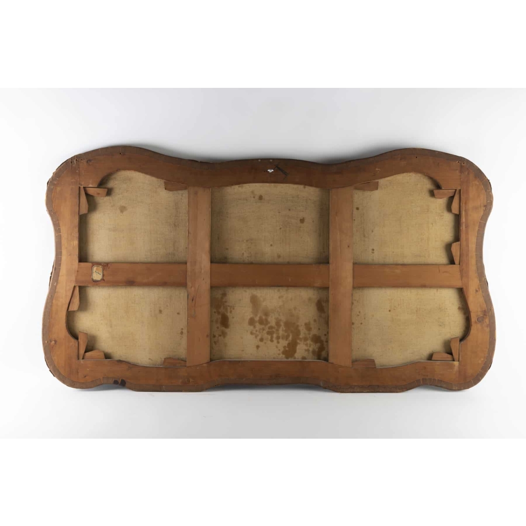 Paire de dessus de portes XVIIIe à décor champêtre