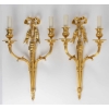 Paire d’appliques de style Louis XVI. | Biron ||