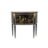 Comelli, Petite commode style Louis XVI, laque décor chinoisant, vers 1950 | Biron ||||||||||||