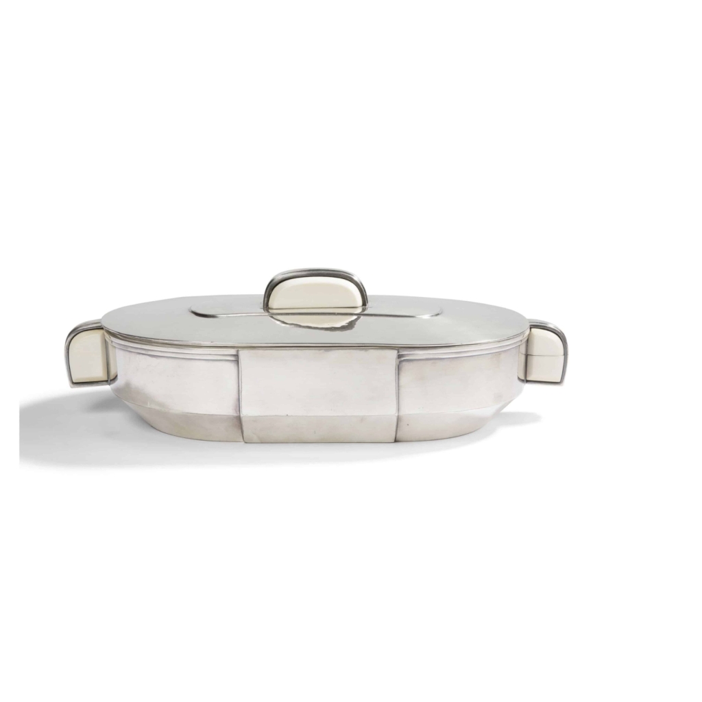 Christofle – Gallia : Centre de Table Métal & Ivoire | Biron |