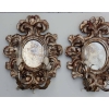 1950′ Paire d Appliques Renaissance Italienne de Style En Bois Argenté | Biron 1950' Paire d Appliques Renaissance Italienne de Style En Bois Argenté