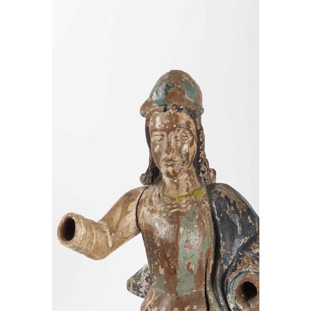 Sculpture polychrome Conquistador Espagne 18e siècle | Biron Sculpture polychrome Conquistador Espagne 18e siècle