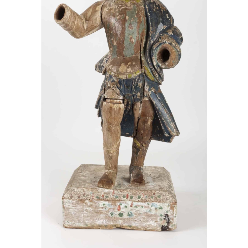 Sculpture polychrome Conquistador Espagne 18e siècle | Biron Sculpture polychrome Conquistador Espagne 18e siècle