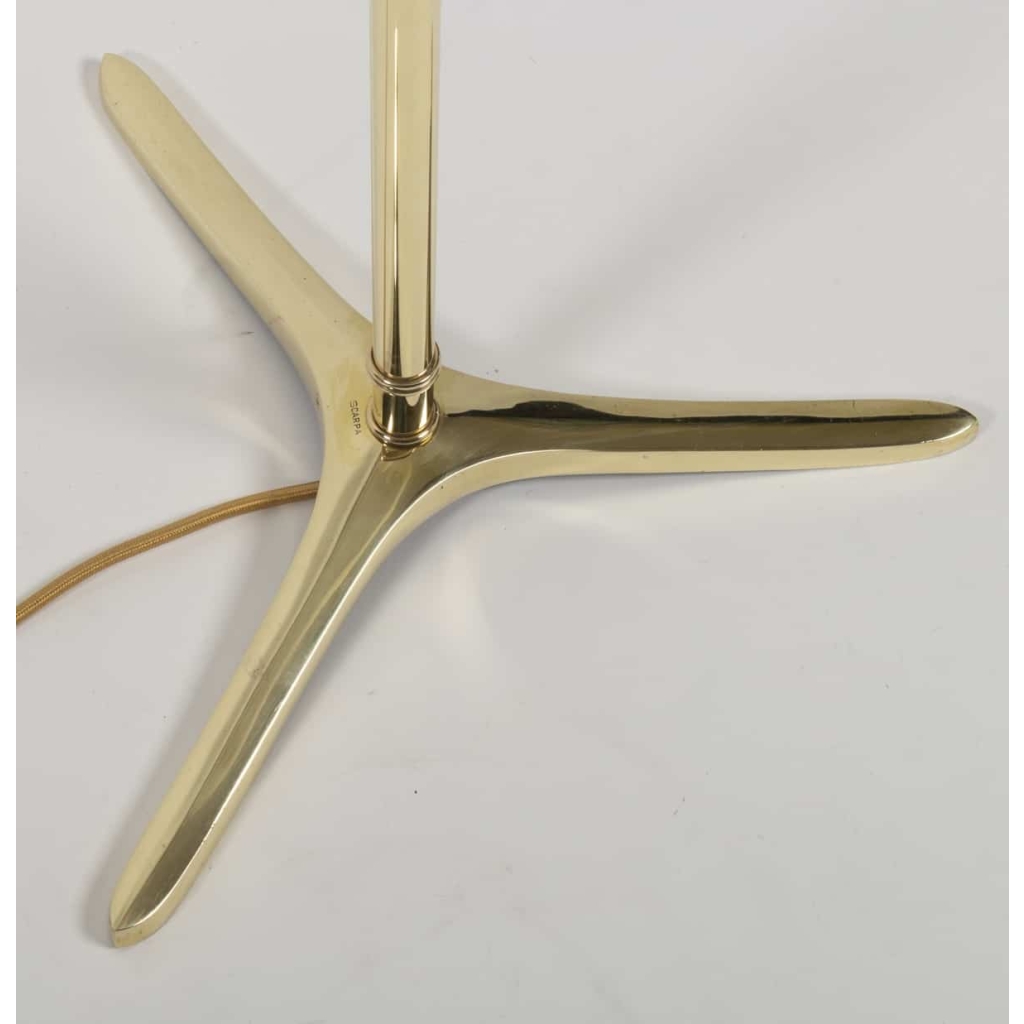 Lampadaire signé de Riccardo Scarpa 1960