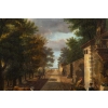 Paysage Animé Hollandais Du XVIII ème Siècle.