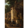 Paysage Animé Hollandais Du XVIII ème Siècle.