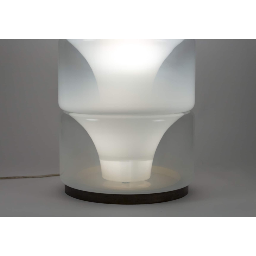Grande lampe design Carlo NASON éditée par Mazzega vers 1960 Murano Italie | Biron Grande lampe design Carlo NASON éditée par Mazzega vers 1960 Murano Italie