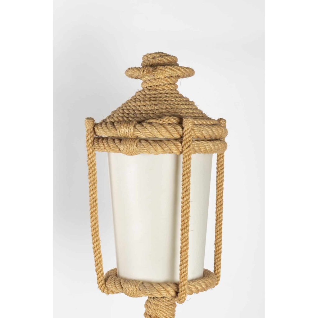 Lampadaire lanterne Audoux-Minet 1960 | Biron Lampadaire lanterne Audoux-Minet 1960
