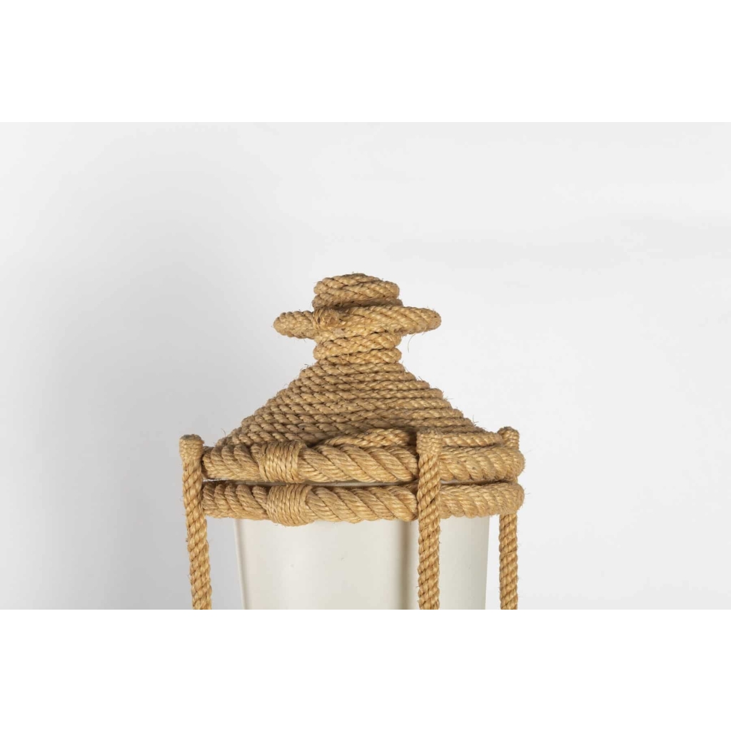 Lampadaire lanterne Audoux-Minet 1960 | Biron Lampadaire lanterne Audoux-Minet 1960