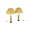 Paire de lampes aux cristaux de verre, années 1970 | Biron ||||||