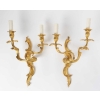 Paire d’appliques de style Louis XV. | Biron ||