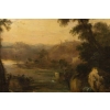 Paire de tableaux paysages italiens 18e siècle 22