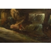 Paire de tableaux paysages italiens 18e siècle 24