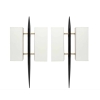Paire d’appliques Maison Arlus France, 1950 | Biron |||||||