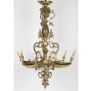 Lustre en bronze doré à 6 lumières époque Napoléon III | Biron ||||||||