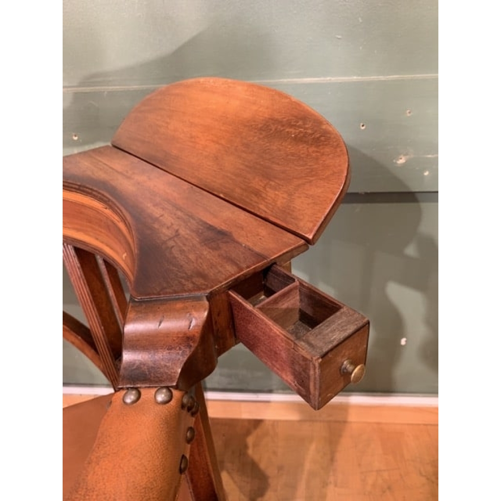 Coq Fighting Chair. Début XIXème. | Biron Coq Fighting Chair. Début XIXème.
